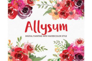 Allysum Watercolor Floral Style: A Designer’s Guide to Versatile Typography