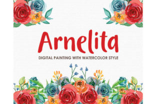 Arnelita - Watercolor Floral Style Clipart: Creative Design Made Easy