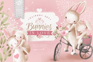 Bunnies in Love: Elevating Creative Projects with Hand-Drawn Charm