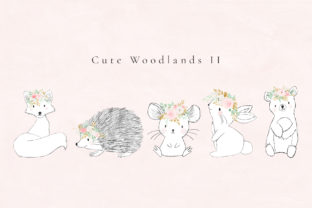 Cute Woodlands II: A Fresh Take on Whimsical Design