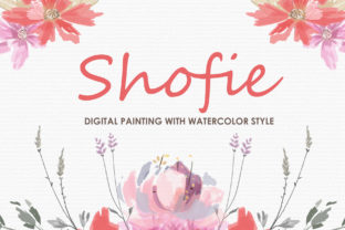 Shofie Watercolor Floral Style Clipart: Strategic Design Assets for Creative Professionals
