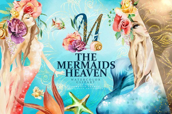 The Mermaids Heaven: Integrating Watercolor Assets into Professional Design Workflows