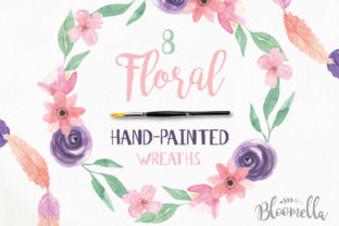 Unlocking Creativity with Watercolour Floral Wreaths Flowers Clipart