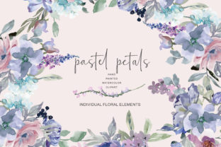 Watercolor Pastel Blue and Mauve Flowers: A Strategic Creative Resource for Designers and Entrepreneurs